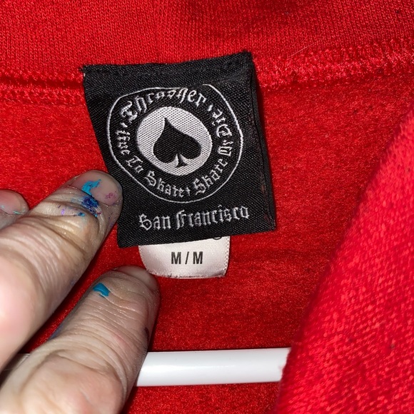 Woman’s Red Thrasher hoodie - Picture 2 of 2